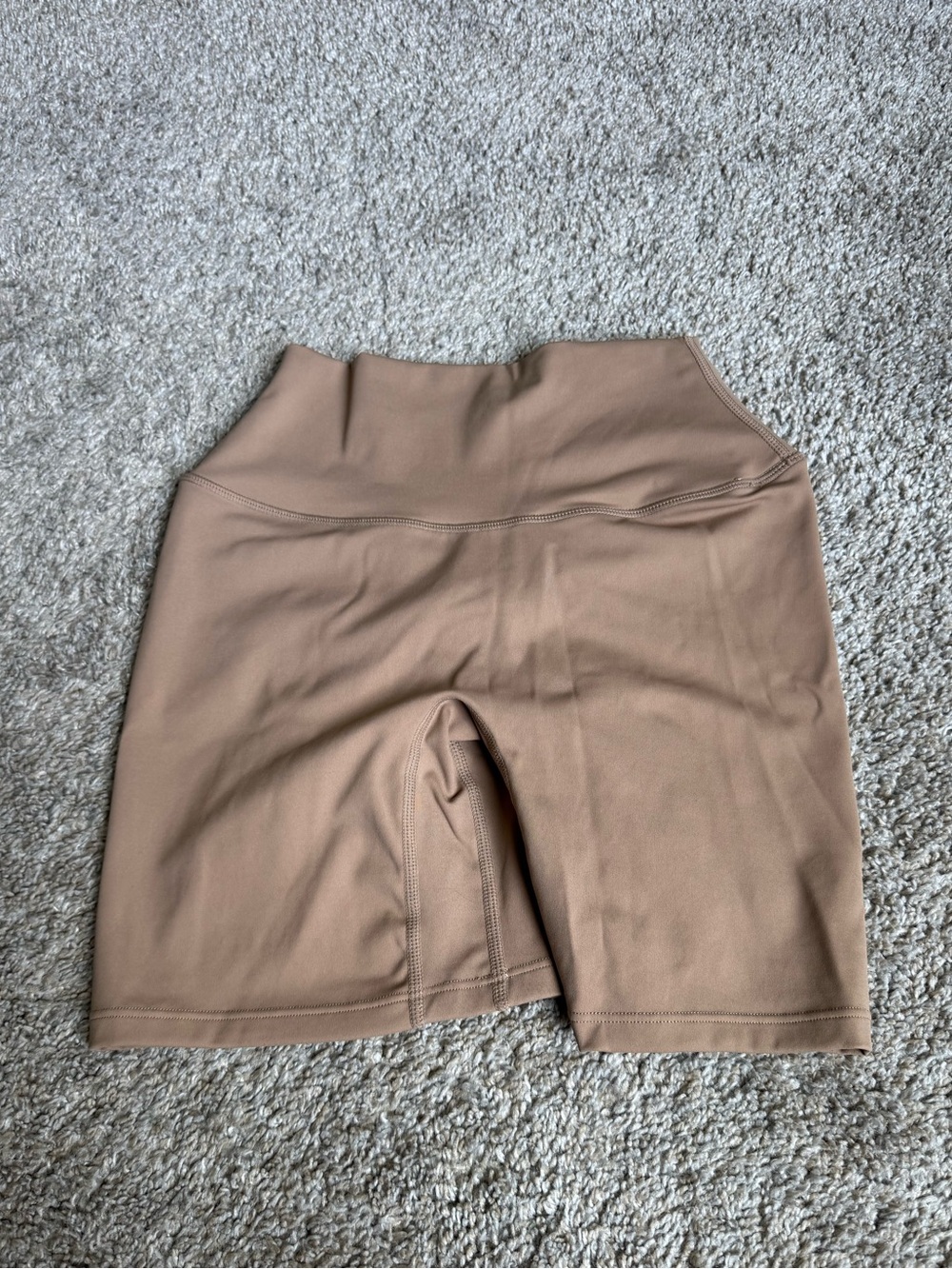 CSB 6 inch Freedom Scrunch Biker Shorts, Toffee, Small